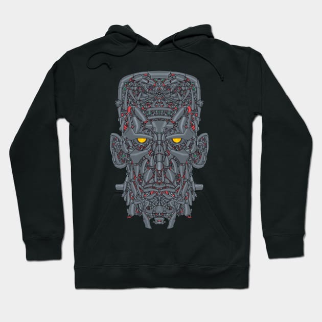 Mecha Soul Frankenstein Monster 04 Hoodie by Houerd